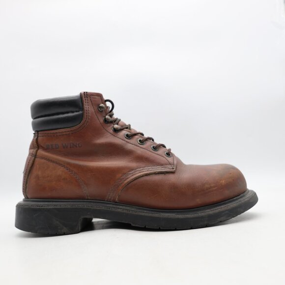Red Wing Boots 2245 Men's 8.5 D Brown Leather Steel Toe Work Steel Toe USA - Picture 1 of 10